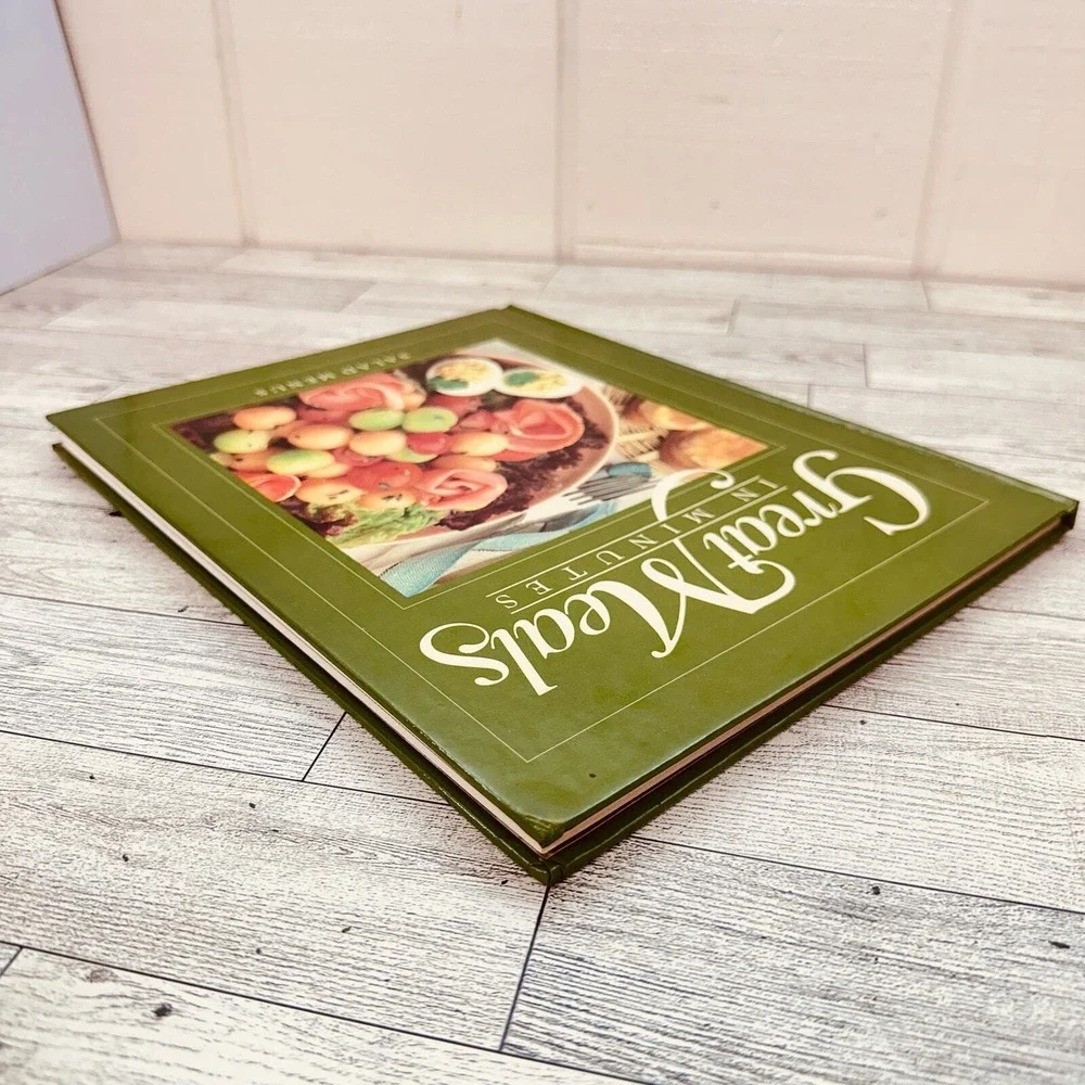 1985 Salad Menus Great Meals in Minutes Time-Life Books Cookbook‎ HC Vtg